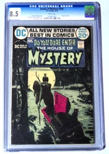 House of Mystery # 205 CGC 8.5 VF+ WHITE Pages DC Bronze Horror Grey Tone Cover