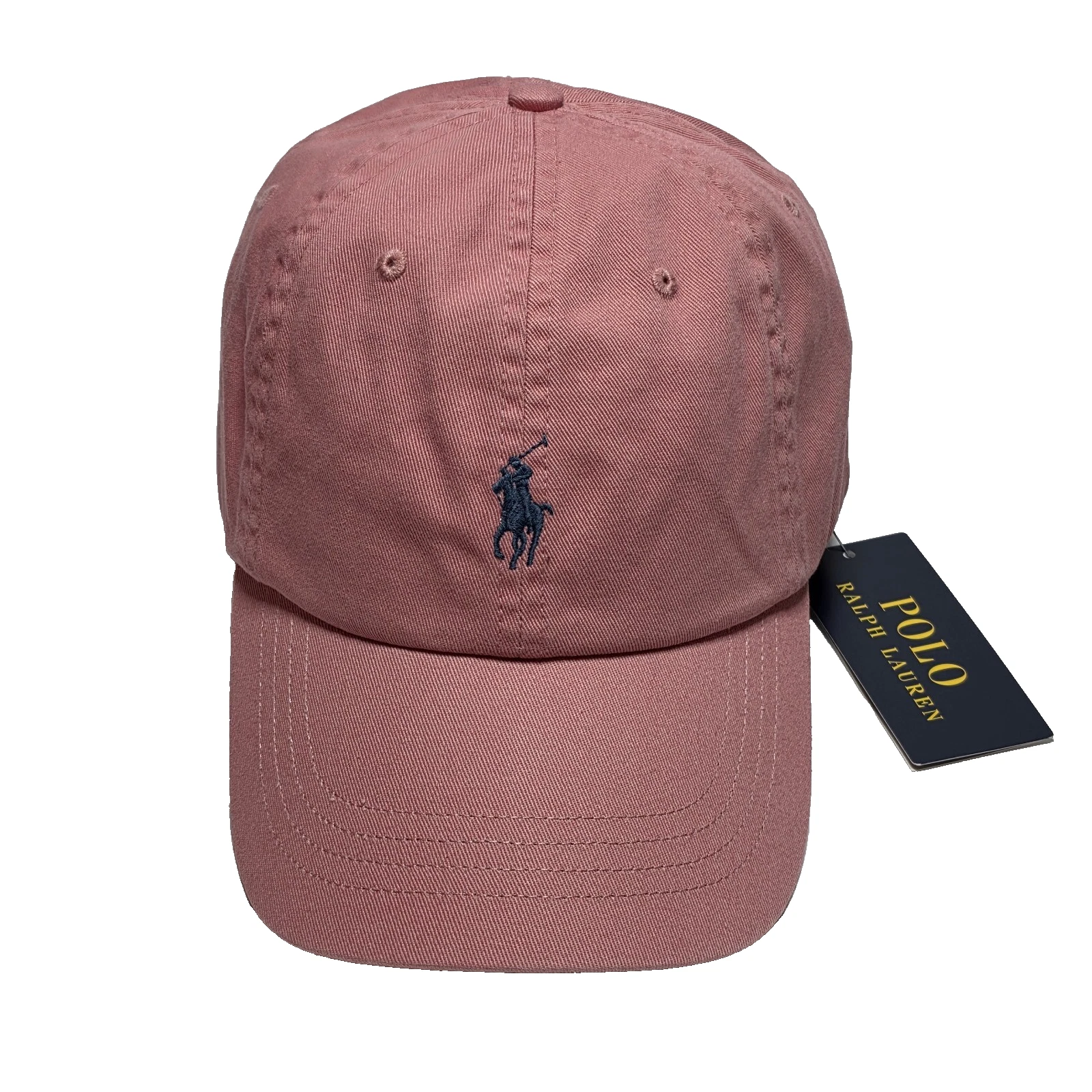 Polo Ralph Lauren Pony Dad Hat Pink Cotton Adjustable Cap NWT
