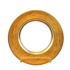 Vintage Gold Encrusted Stouffer China Czechoslovakia 13" Porcelain Plate Charger