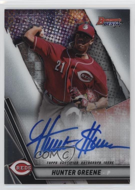 2019 Bowman's Best Auto Hunter Greene #B19-HG Auto 1np9