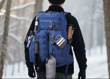 Hiking Backpack Blue Quartz 40L ,Military Tactical Internal Frame