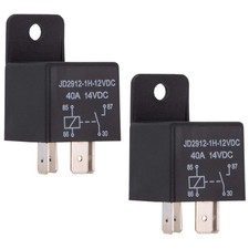 Easy Install 4 Pin 12V 40A SPST Relay Set for Safe and Efficient Automotive Use