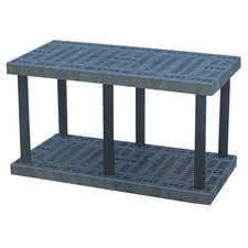 STRUCTURAL PLASTICS S4824B Plstc Shelf,24inx27inx48inShlfLdCp:340lb 1PWY1