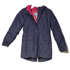 Columbia Winter Coat Insulated Blue Girls Medium