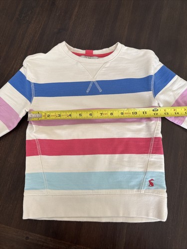 JOULES - Sweatshirt Jumper - Kids - 6Y - Off White Striped - Picture 2 of 15
