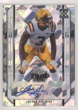 2021 Leaf Metal Draft Silver Crystals 2/50 JaCoby Stevens #BA-JS1 Auto 1q2