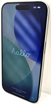 Apple iPhone 15 Pro A2848 - Unlocked - 128GB White - SMALL LCD SPOT/CAM SPOTS