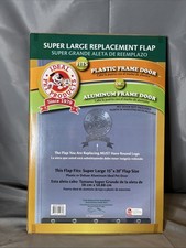 Ideal Pet'S Aluminum/ Plastic Dog Door Clear Vinyl Flap ONLY XXL 15 x 20 Flap