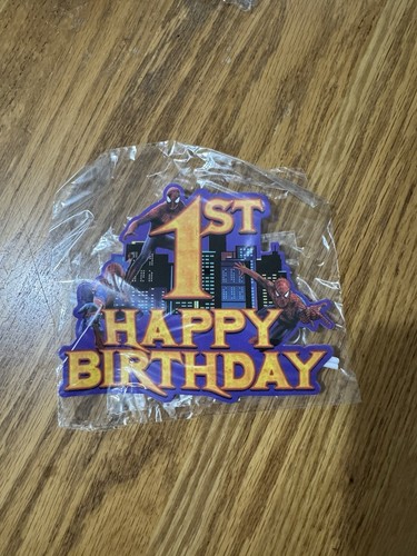 Spiderman party supplies 1st Happy Birthday, Brand New - Picture 6 of 13