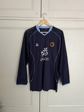 2004-05 Wolverhampton Wanderers Away Football Shirt mens size large long sleeve 