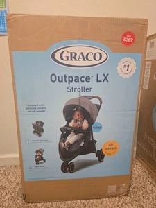 Graco Outpace LX All-Terrain 3-Wheel Baby Stroller One-Hand Quick Fold Single