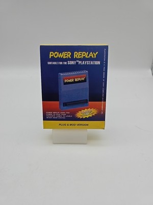 Power Replay Sony Playstation 1 PS1 Cheatmodul mit OVP