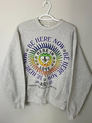 Vintage Online Ceramics x Ram Dass  Be Here Now  Heavyweight Fleece Crewneck