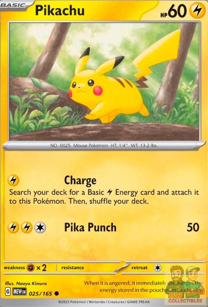 Pikachu 025/165 Sv: Scarlet & Violet 151 for sale | eBay