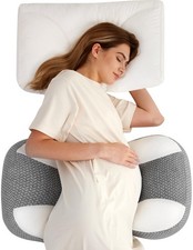 Momcozy Plus W Shaped Pregnancy Pillow for Sleeping - Adjustable Maternity Pi...