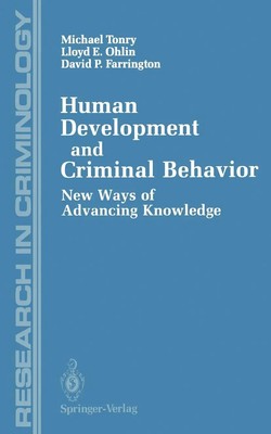 Michael Tonry (u. a.) | Human Development and Criminal Behavior | Taschenbuch