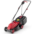 10 AMP 13" Electric Corded Lawn Mower 3 Adjustable Height & Grass Collection Box
