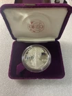 1987-S American Silver Eagle 1 Troy Oz Proof With Box and COA