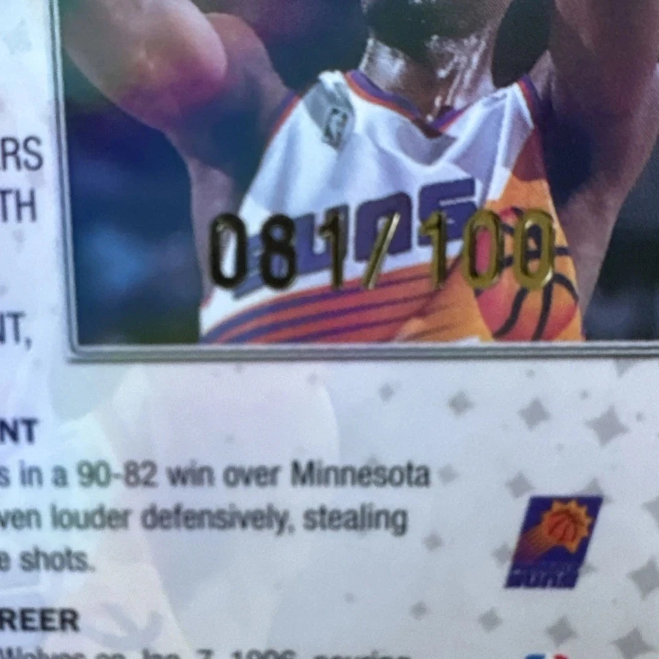 1999-00 Topps Finest - Clifford Robinson #47 Gold Refractor /100 - Image 4 of 4