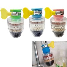 3 Pcs Faucet Water Filter,6 Layer Cartridge Activated Carbon 3PCS, 3Pcs