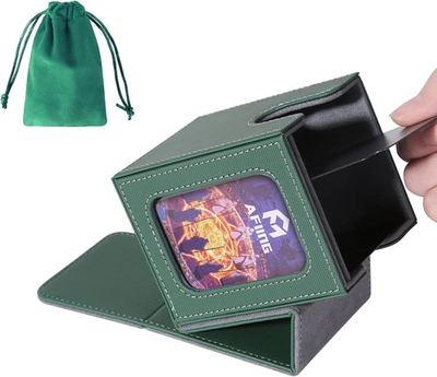 #ad MTG Deck Box for Commander DisplayCard Deck Box Fits 100 Double Sleeved Cards $14.99