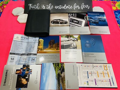   2012 MERCEDES E CLASS E63 OWNERS MANUAL +NAVI BK E 63 AMG (MRSP FULL 2nd EDT