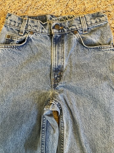 Levis 550 Jeans Relaxed Fit Student 26x28 Medium Wash - Picture 4 of 7