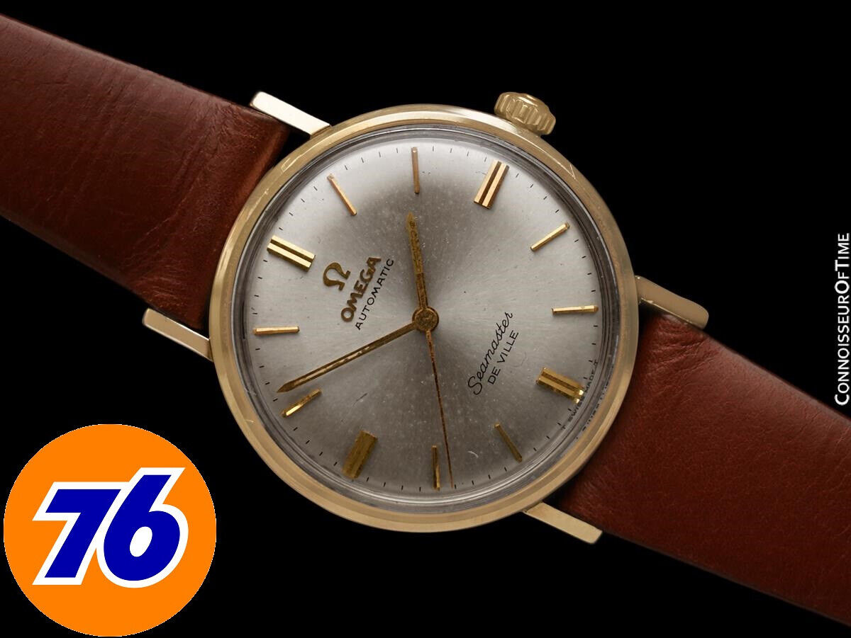 1966 OMEGA SEAMASTER De Ville Vintage 14K Gold Union Oil 1966 OMEGA SEAMASTER De Ville Vintage 14K Gold Union Oil