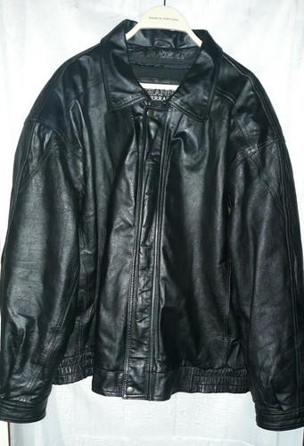 Gianni Ferrara Mens Leather Jacket Size 