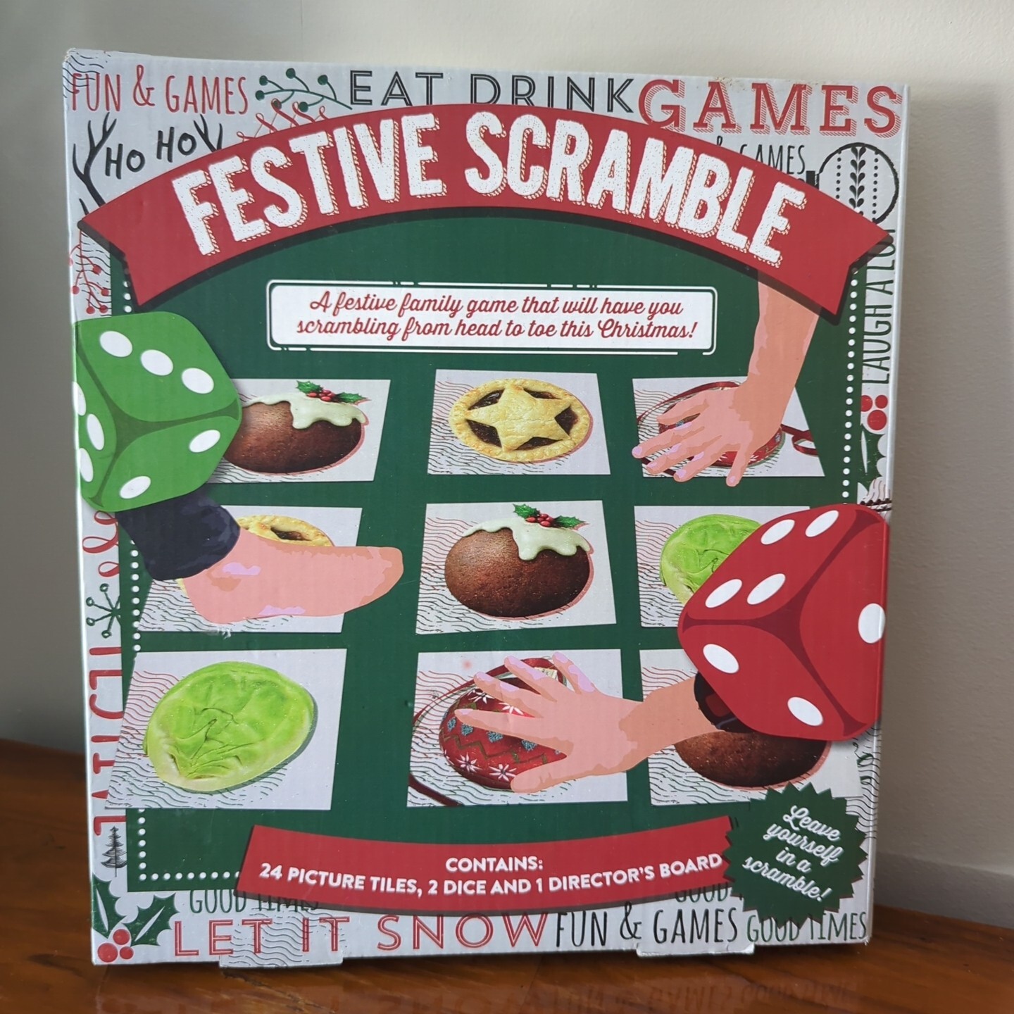Game Professor Puzzle Ltd Festive Scramble  Excellent Unused Condition