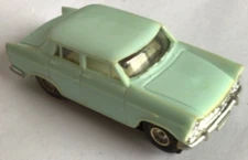 Nice Original Faller AMS #4855 Fiat 1800 Mint Green T-Jet Compatible HO Slot Car
