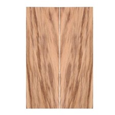 Bookmatched Zebra Wood Knife Handle Scales- 3/8 x 1 9/16 x 4 3/4 Inches - 1 Pair