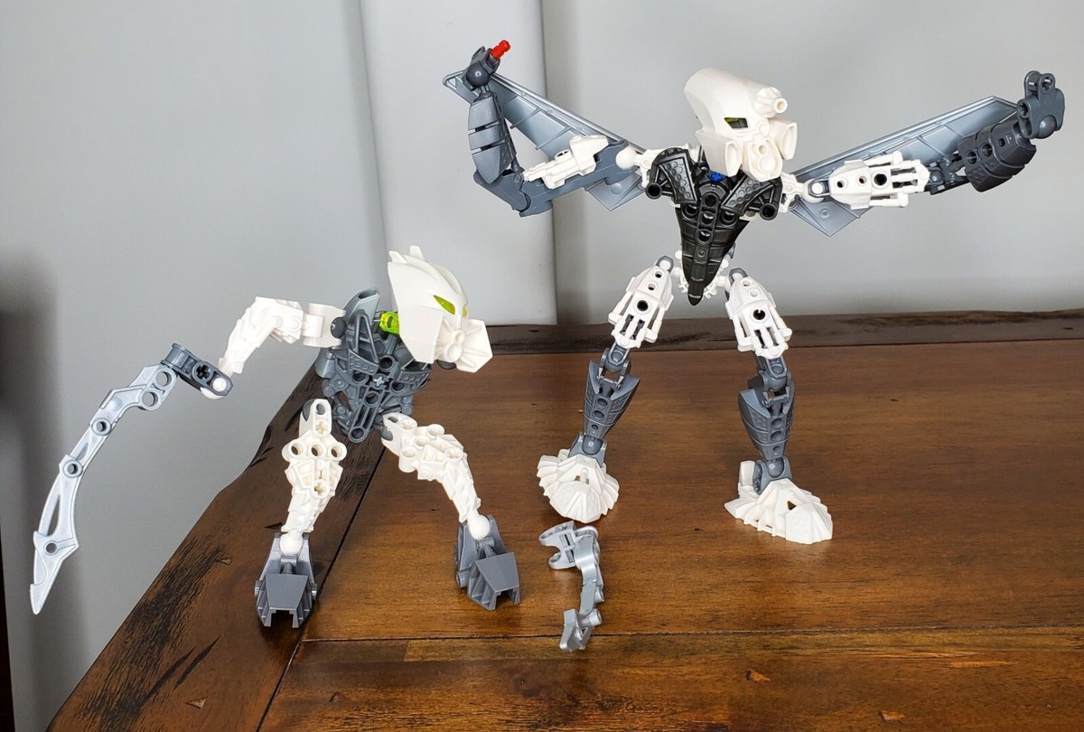 Lego Bionicle Solek 8945 & Kopaka 8685 Phantoka Toa Nuva Warrior