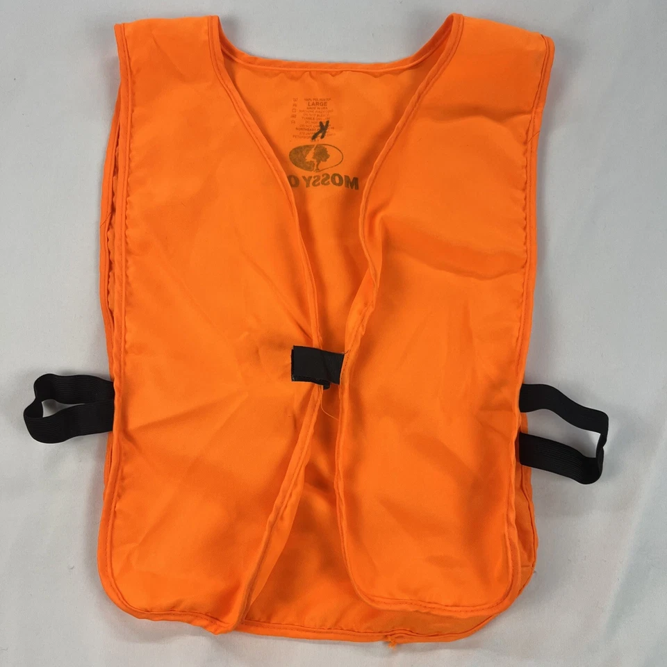MOSSY OAK ORANGE HUNTERS VEST Large FITS UP TO 42" CHEST USA MADE Deer Hunting - Image 2 of 4