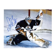 Dwayne Roloson Signed Edmonton Oilers 8 x 10 Photo - 70753