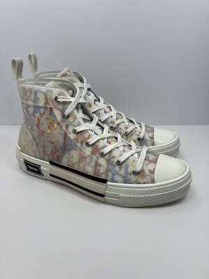 Christian Dior スニーカー 36.5 23.5センチ B23 League Low-Top Sneaker White and Black Dior Oblique Canvas | DIOR