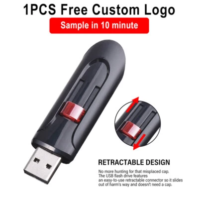 JASTER Frei Logo Cruzer Glide 3.0 USB Stick Flash Drive 16GB 32GB 64GB 128GB Slider