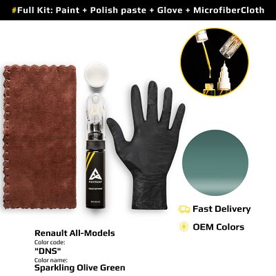 Touch up Paint for Renault All Models Code: DNS Sparkling Olive Green