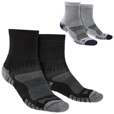 Bridgedale - Mens Walking Light Merino Wool Outdoor 3/4 Crew Socks