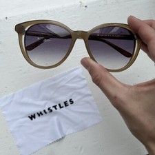 Whistles Handmade Rhiannon Cat Eye English Sunglasses with Case Whistles | Accessories | Whistles Handmade Rhiannon Cat Eye  main image 4