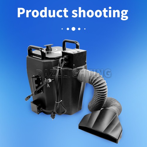 6000W High Outlet Dry Ice Fog Machine Ground Smoke Stage Effect Wedding Show Bar - Picture 6 of 9