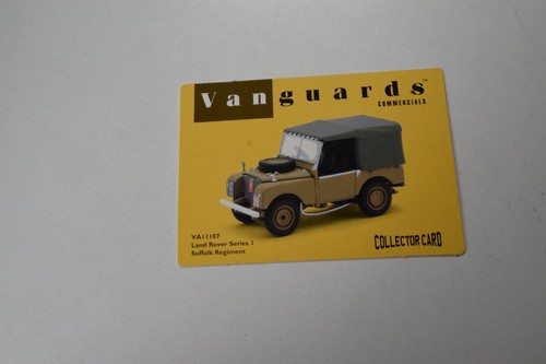 A67 1:43 VANGUARDS VA11107 LAND ROVER SERIES I SUFFOLK REGIMENT MIB VERY RARE! - Picture 9 of 13