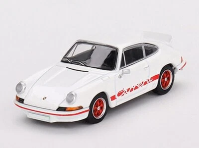 PORSCHE 911 Carrera RS 2.7 - white / red - Mini GT 1:64