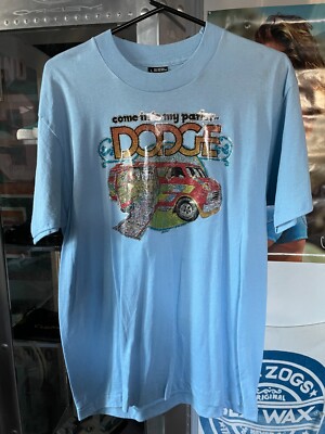 Vintage Van Vanner Vanning Shirt Dodge Screen Stars NOS Large