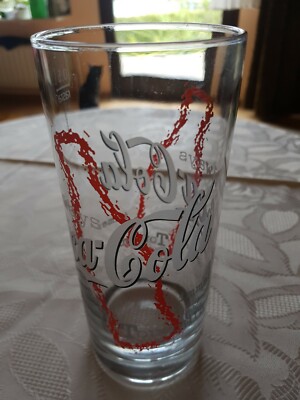Glas**Coca Cola always immer  Siempre Tourjours 0,5l** H./18 cm+Rarität+Sammler