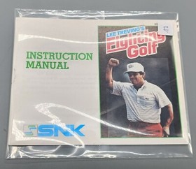 Lee Trevino's Fighting Golf - FRG Manuale Gioco Istruzioni Nintendo NES -17