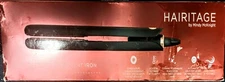 HAIRITAGE 1" Ceramic Flat Iron Tormaline ion Infused*  by Mindy Mcnight 