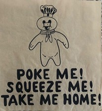 Original Vintage Doughboy Poke Me Squeeze Me Take Me Home Iron On Transfer