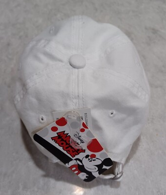 Disney Mickey Mouse White Unisex Baseball Cap Adjustable New  display picture 2