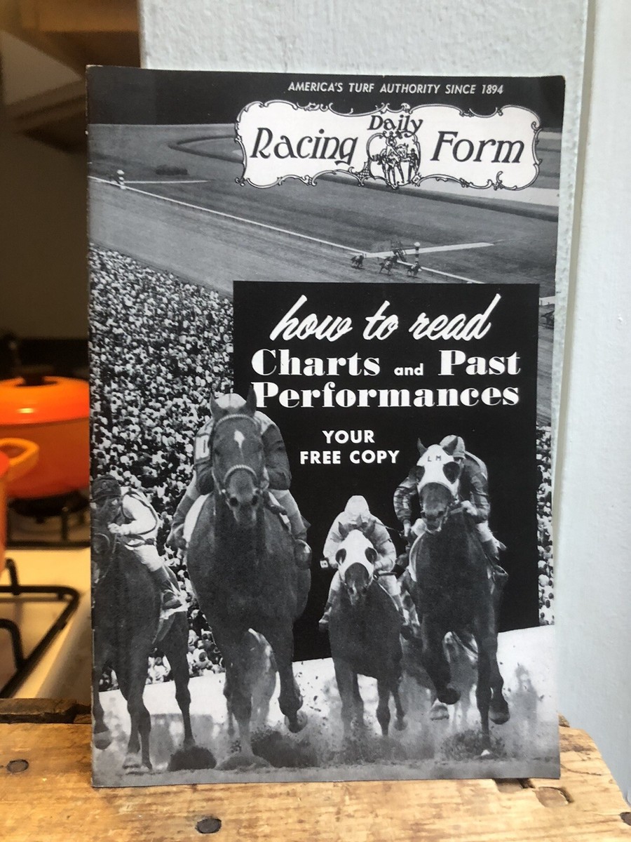 Vintage Daily Racing Form~How To Read Charts Past Performances - Main Image